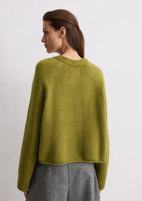 Cardigan loose — Deep Pea