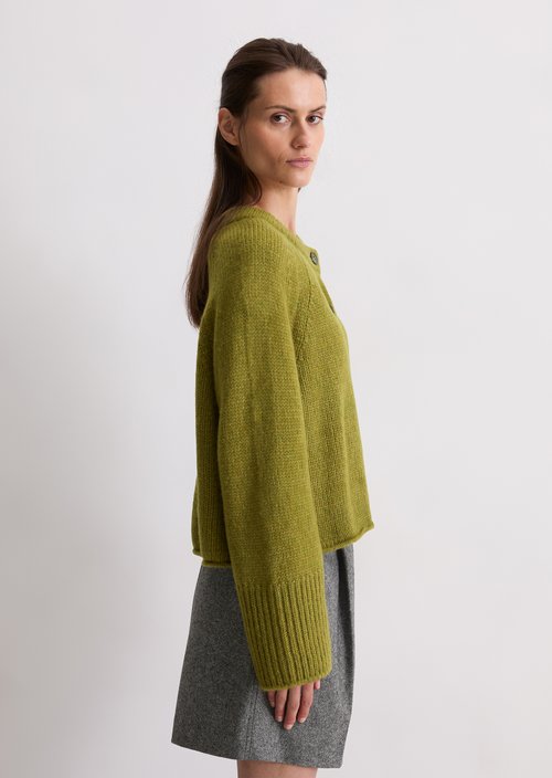 Cardigan loose — Deep Pea
