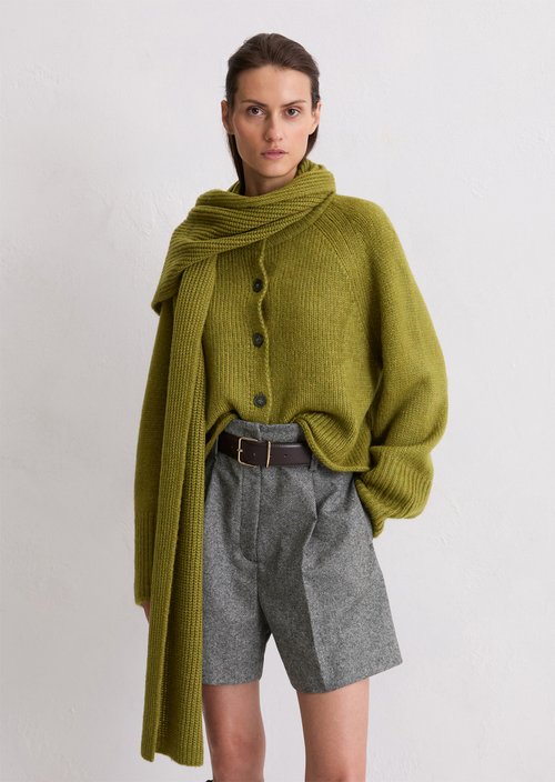 Cardigan loose — Deep Pea