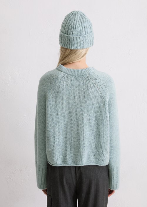 Cardigan loose — Silvery Blue