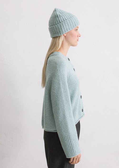 Cardigan loose — Silvery Blue