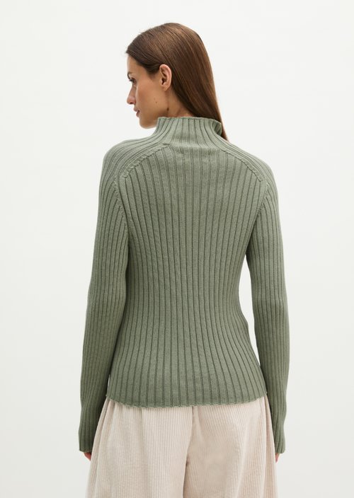 Turtleneck sweater slim — Smooth Sage