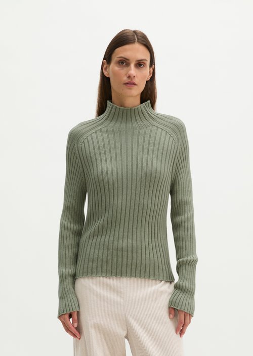 Turtleneck sweater slim — Smooth Sage