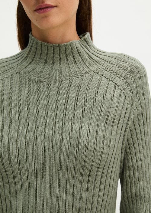 Turtleneck sweater slim — Smooth Sage