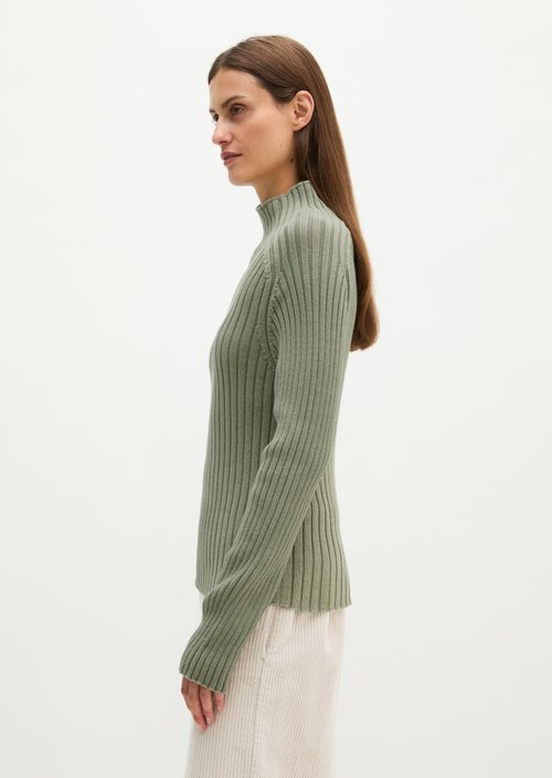 Turtleneck sweater slim — Smooth Sage