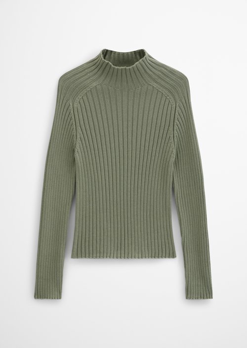Turtleneck sweater slim — Smooth Sage