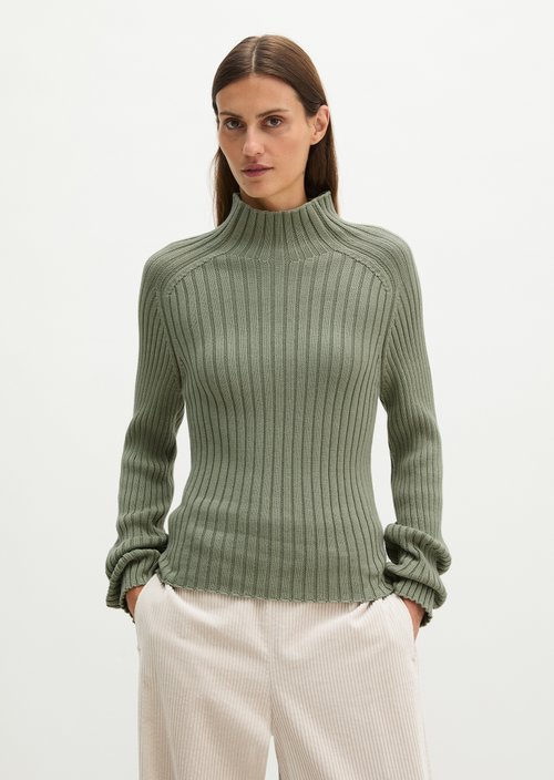 Turtleneck sweater slim — Smooth Sage