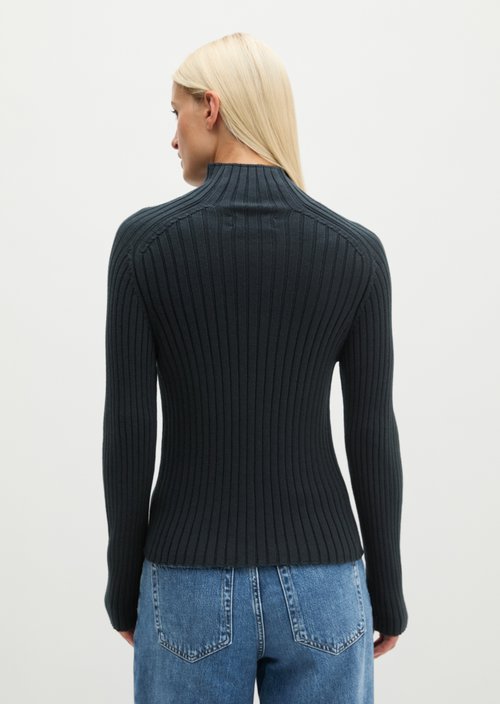 Turtleneck sweater slim — Martime Blue