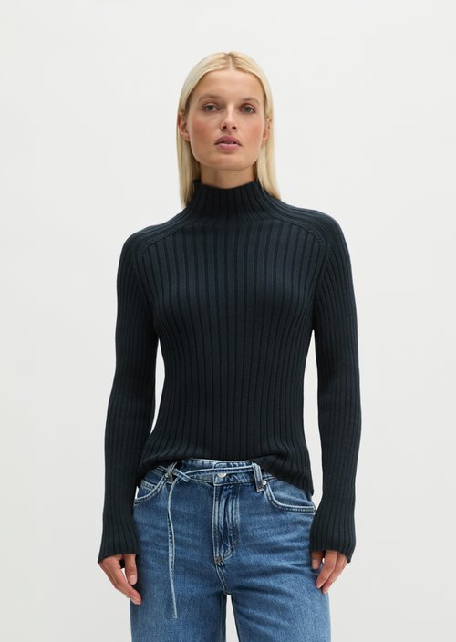 Turtleneck sweater slim — Martime Blue