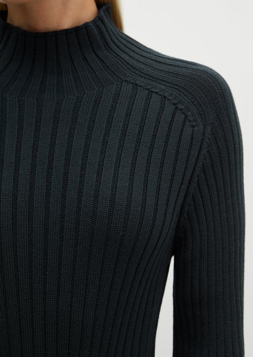 Turtleneck sweater slim — Martime Blue