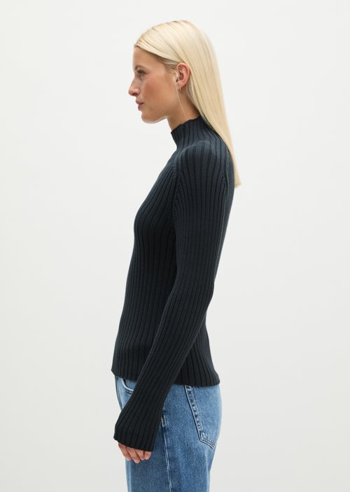 Turtleneck sweater slim — Martime Blue