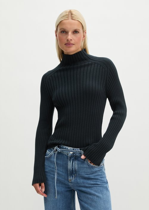 Turtleneck sweater slim — Martime Blue