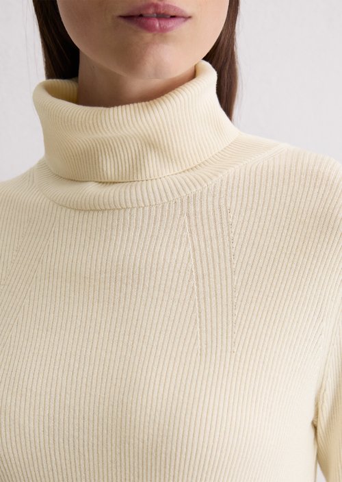 Turtleneck sweater slim — Chalky Sand
