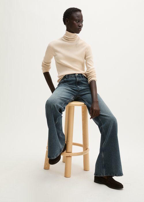 Turtleneck sweater slim — Smokey Sands
