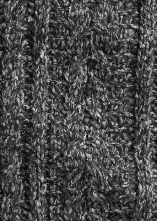Schal — Dark Grey Melange (alternate view)