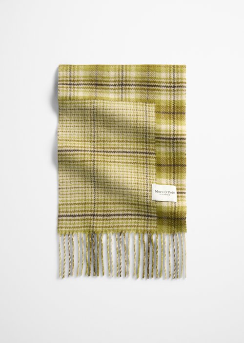 Patchwork-Schal — Medium Green