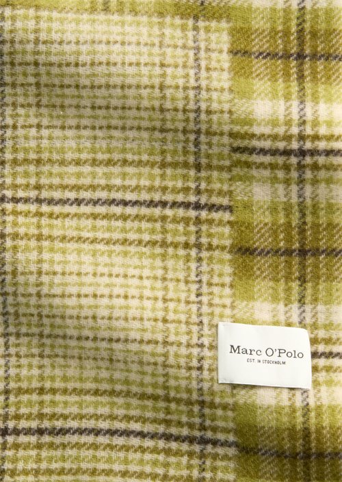 Patchwork-Schal — Medium Green