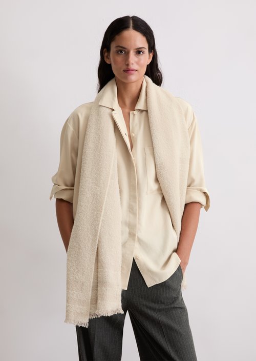 Logo-Schal — Light Beige