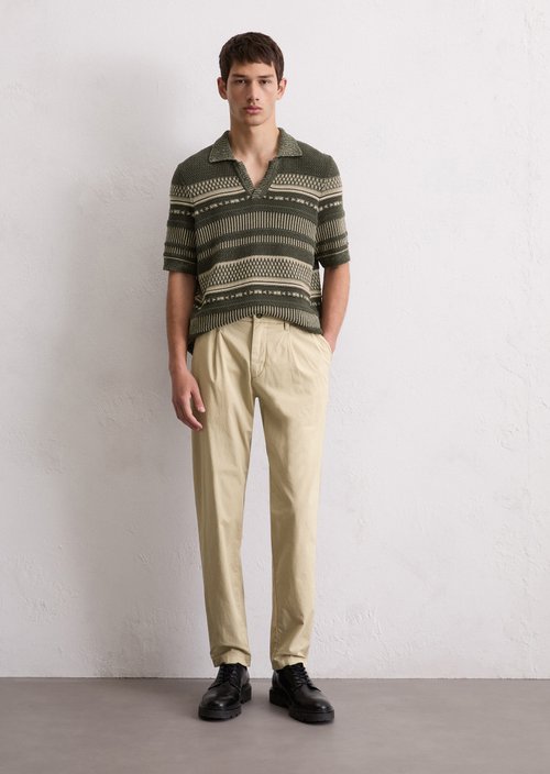 Hose Model Morot jogger pleats — Pure Cashmere