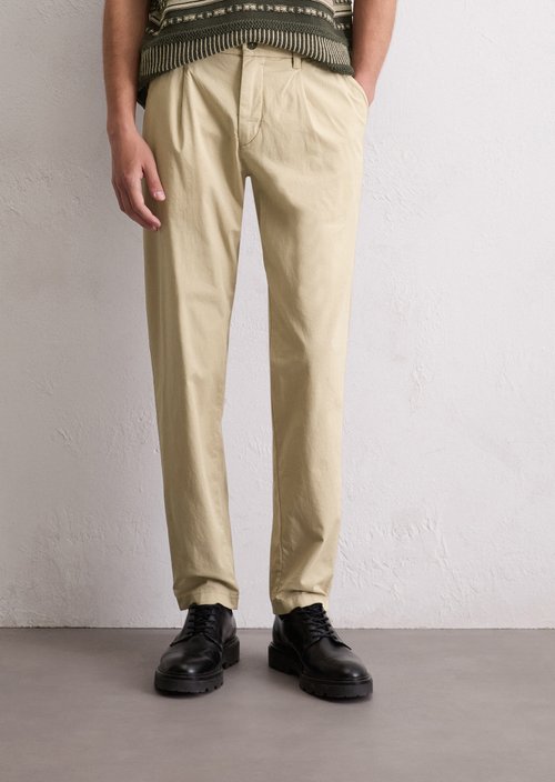 Hose Model Morot jogger pleats — Pure Cashmere