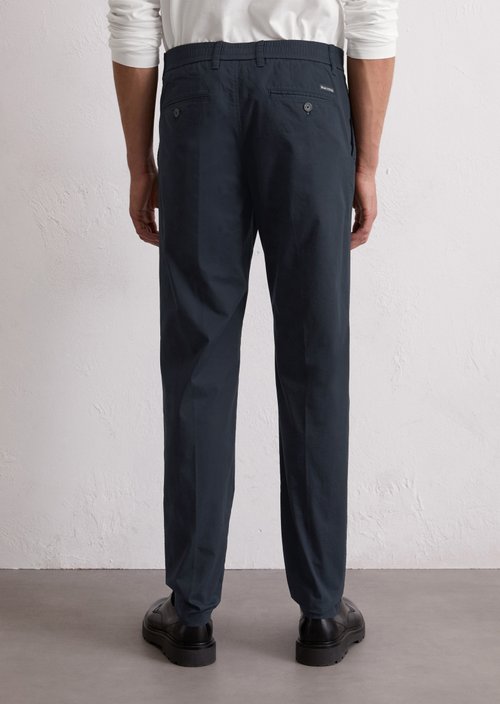 Hose Model Morot jogger pleats — Dark Navy