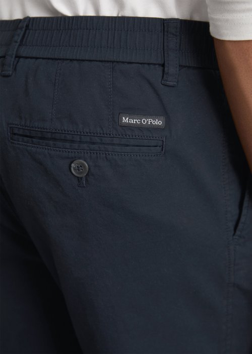 Hose Model Morot jogger pleats — Dark Navy