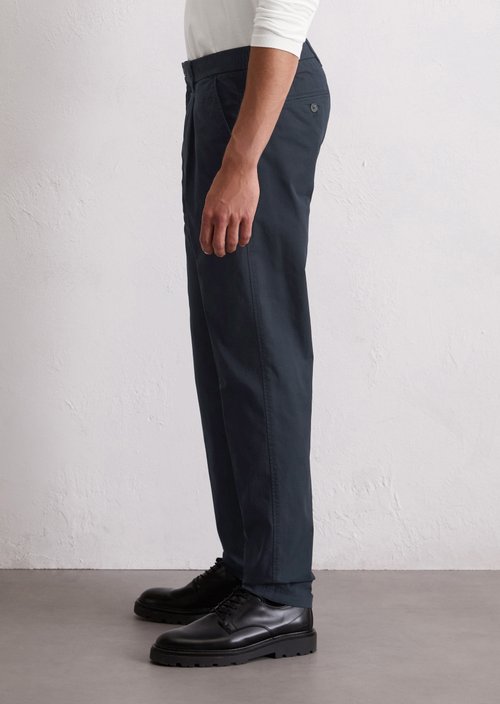 Hose Model Morot jogger pleats — Dark Navy