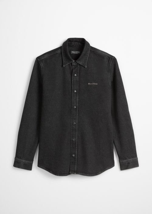 Regular denim shirt — Dark Grey
