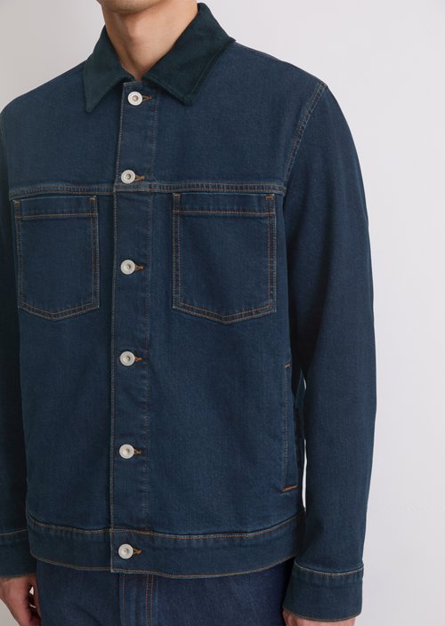 Regular denim jacket — Dark Blue