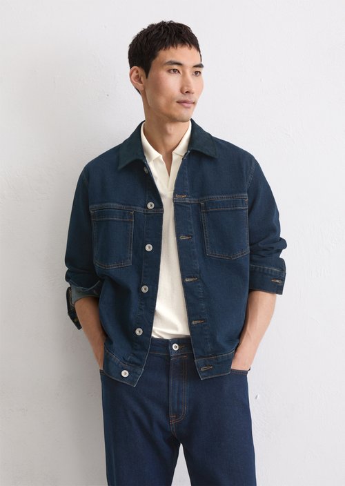 Regular denim jacket — Dark Blue