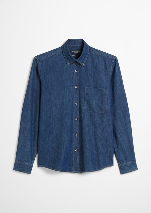 Regular denim shirt — Dark Blue