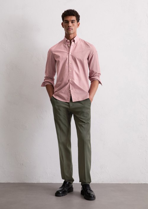 Regular shirt — Medium Red