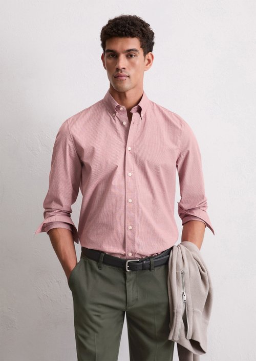 Regular shirt — Medium Red