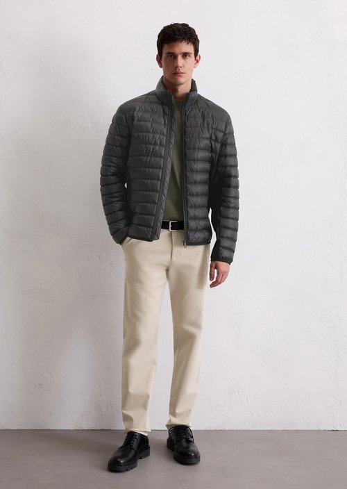 Quilted jacket regular — Black