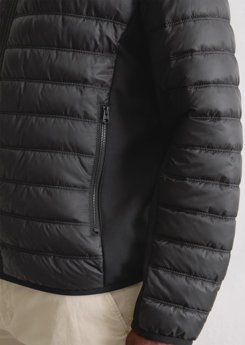 Quilted jacket regular — Black