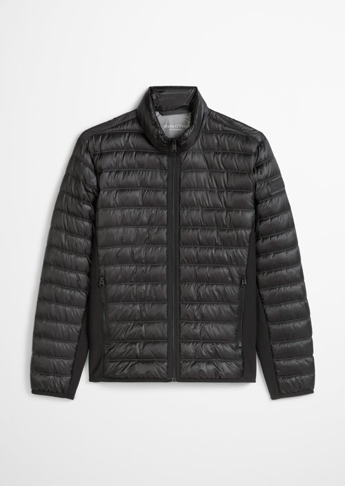 Quilted jacket regular — Black