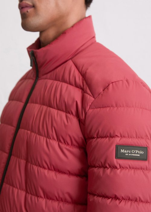 Quilted jacket regular — Light Carmine