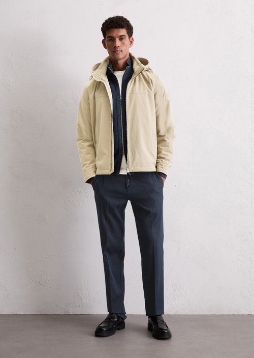 Regular hooded blouson — Pure Cashmere