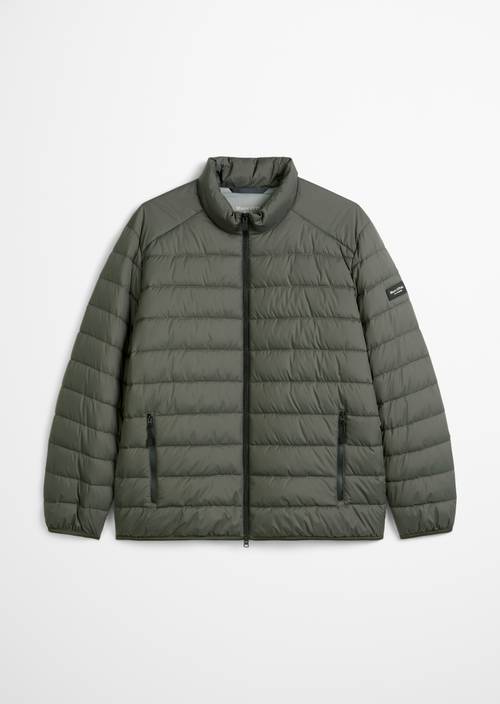 Veste matelassée regular Copley Brown en vue isolée sans mannequin