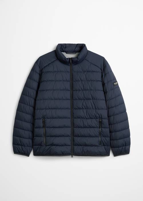 Veste matelassée regular Dark Navy en vue isolée sans mannequin