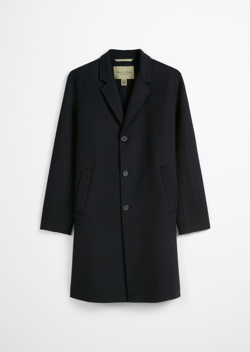 Wollmantel DFB Travel Collection — Deep Night Blue