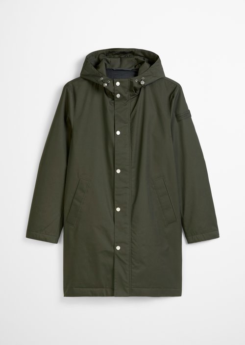 Short coat with hood — Copley Brown