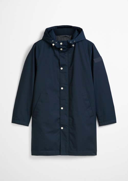 Short coat with hood — Dark Navy