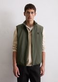 MARC＆RONA Massive Reversible Vest/MEN Reversible vest made from softshell and quilting - brown | Vests