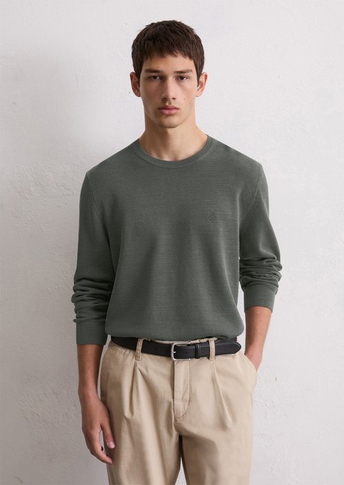 Sweater regular — Graphic Grey Melange
