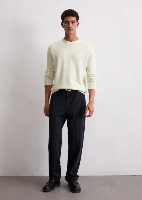 Sweater regular — White Cotton