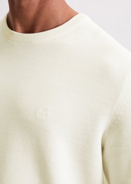 Sweater regular — White Cotton