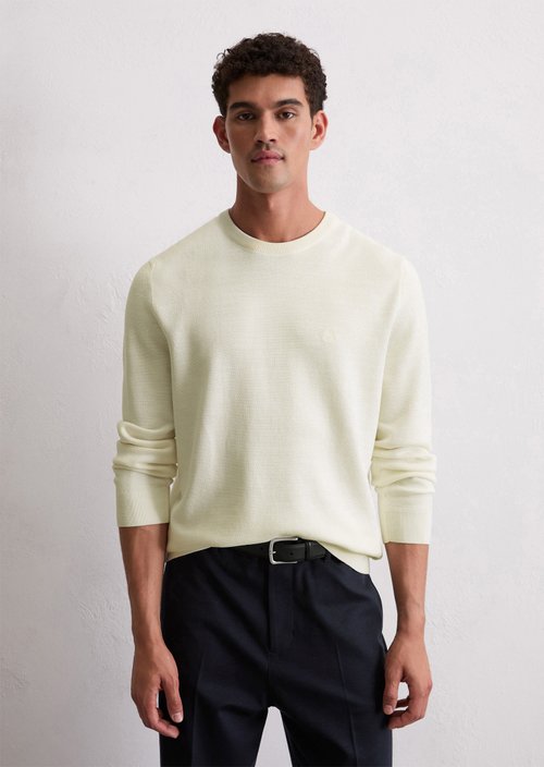 Sweater regular — White Cotton