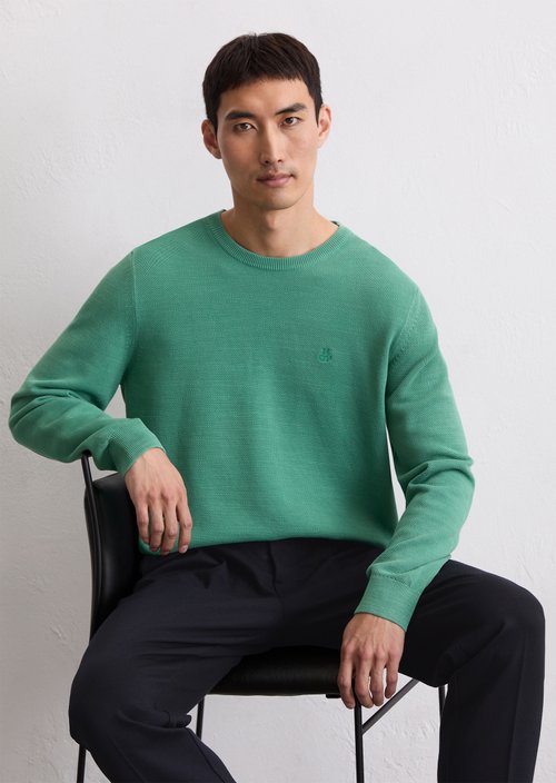 Sweater regular — Eucalyptus Green