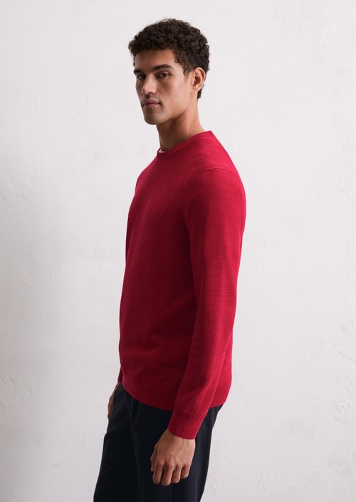 Sweater regular — Light Carmine